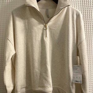 Athleta | 1/4 Half Zip Funnel Neck Cozy Karma Sweatshirt